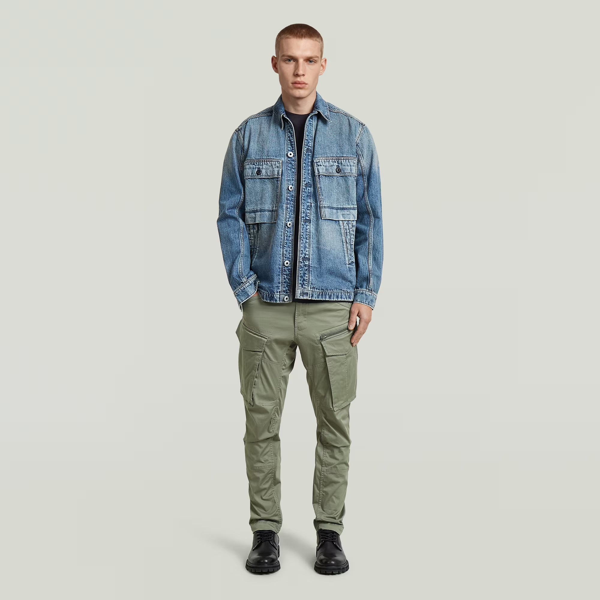 G-Star Raw - Rovic Zip 3D Regular Tapered Pant - Light Orphus