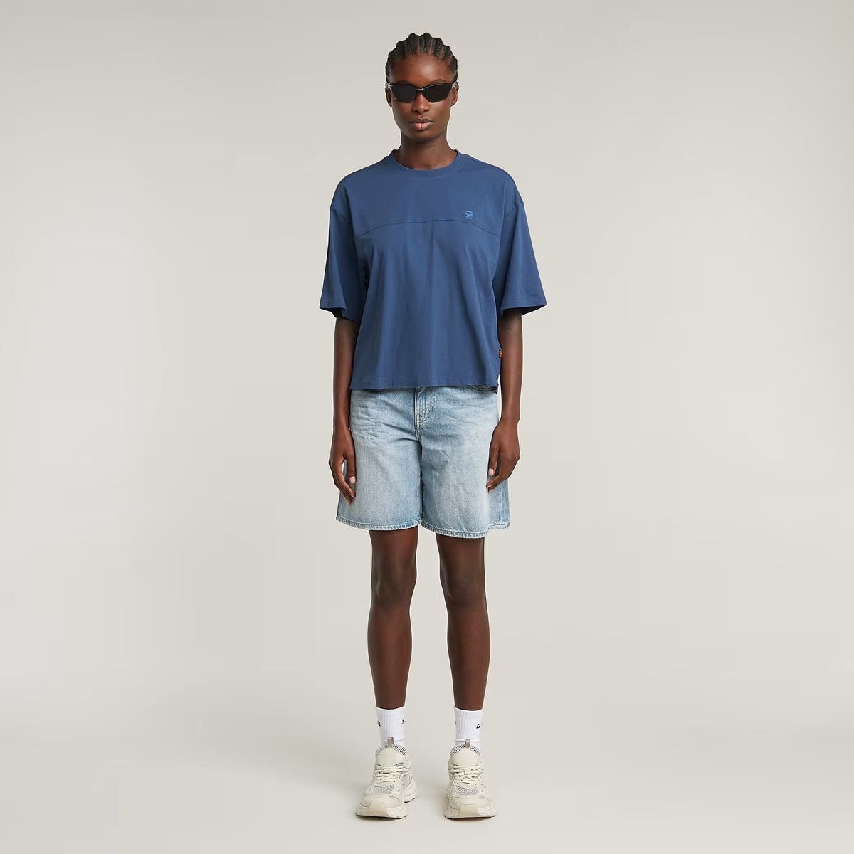 G-Star Raw - Skater Loose Short - Vintage Platinum Blue