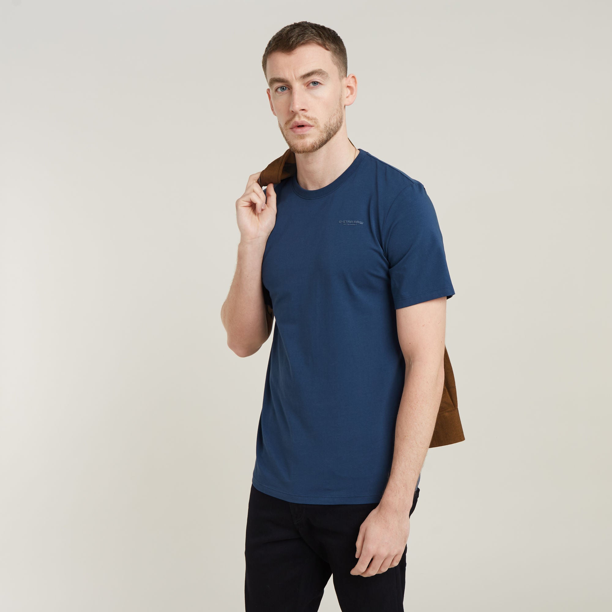 G-Star Raw - Slim Base R Tee - Dark Sea Blue