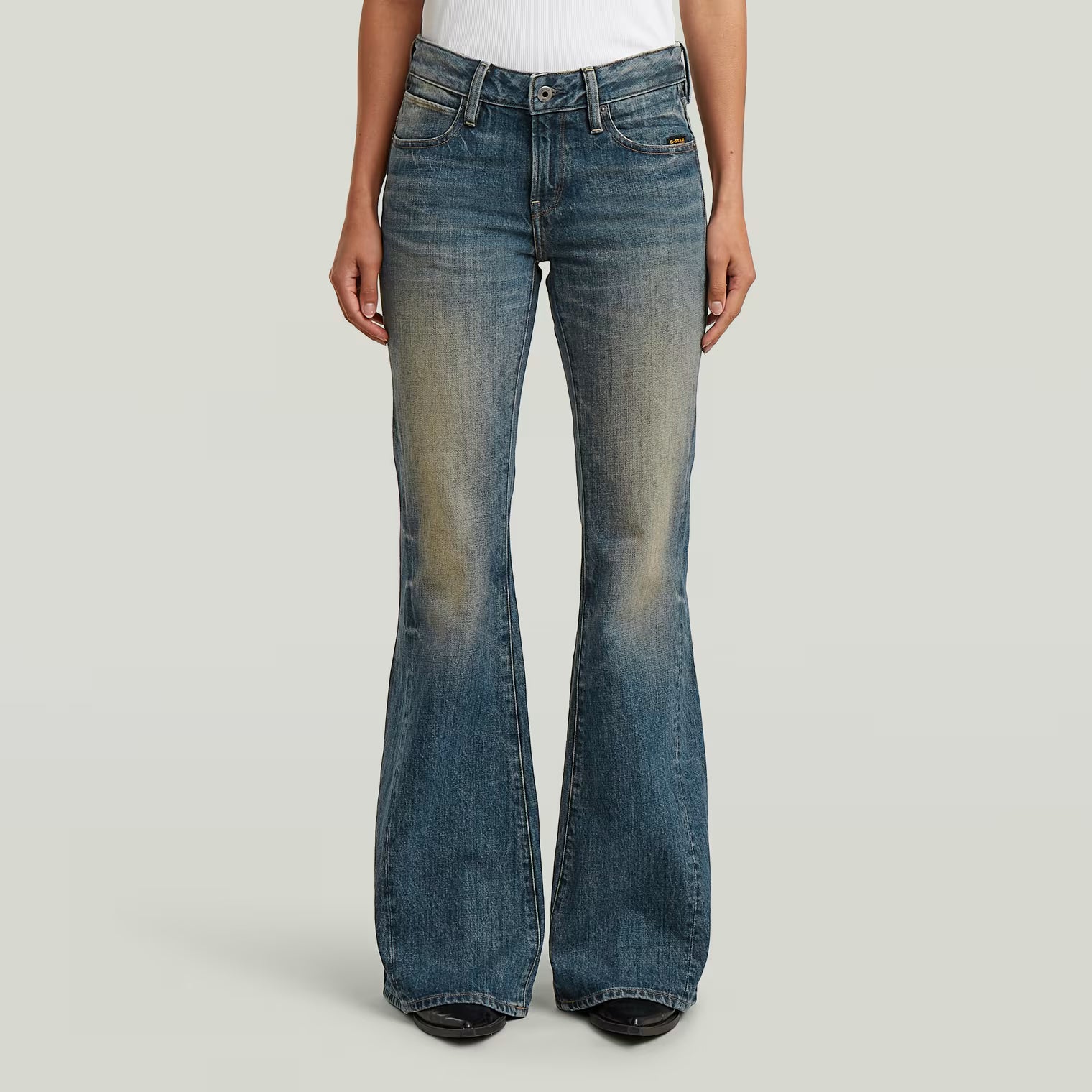 G-Star Raw - Stevey 3D Flare Jean - Antique Faded Blueschist