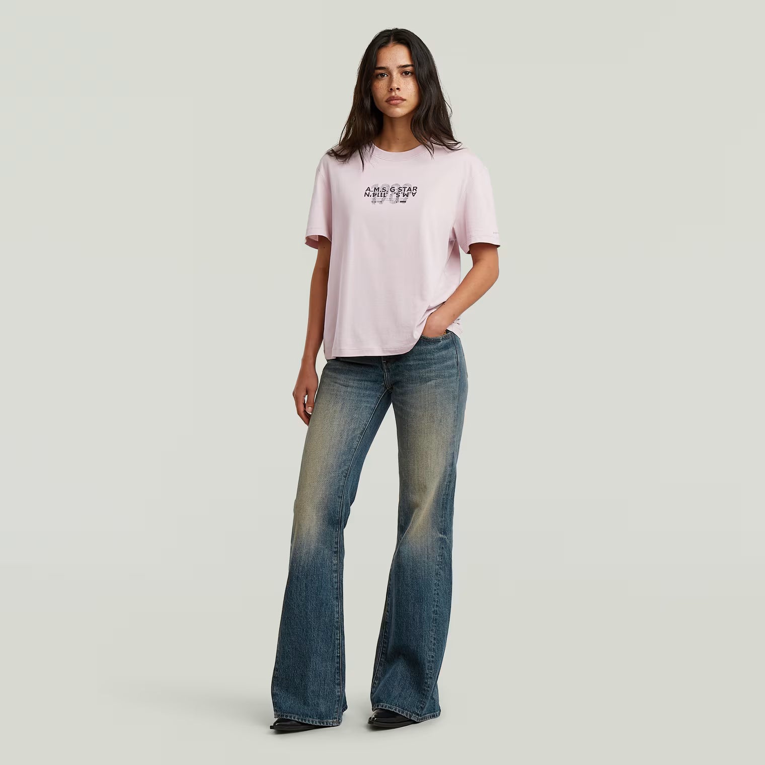 G-Star Raw - Stevey 3D Flare Jean - Antique Faded Blueschist