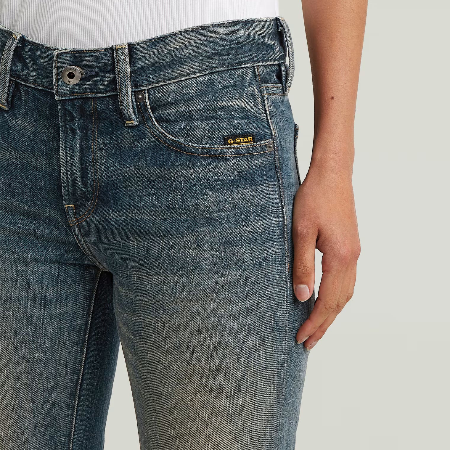 G-Star Raw - Stevey 3D Flare Jean - Antique Faded Blueschist