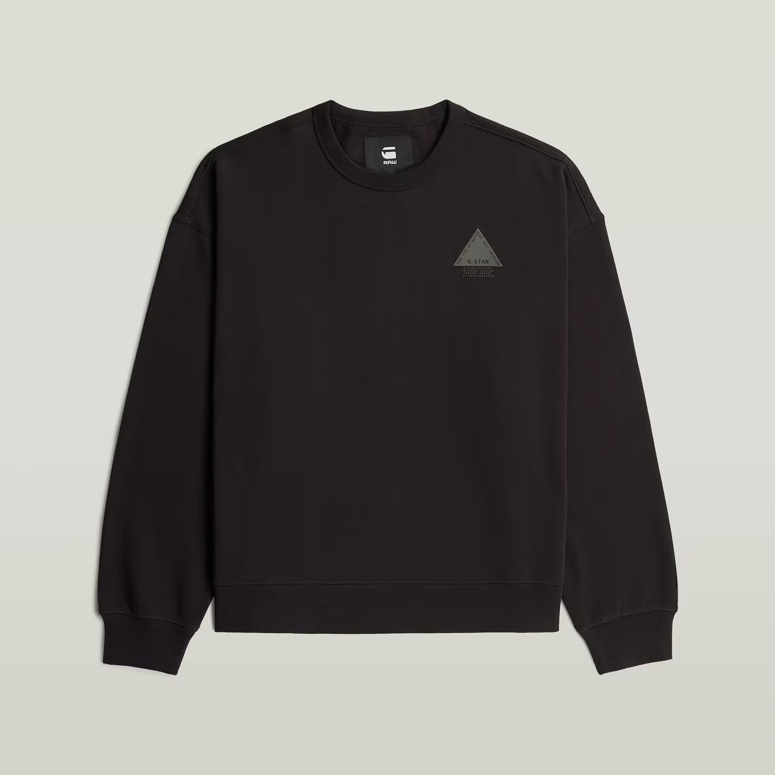 G-Star Raw - Triangle Graphic Sweatshirt - Dark Black