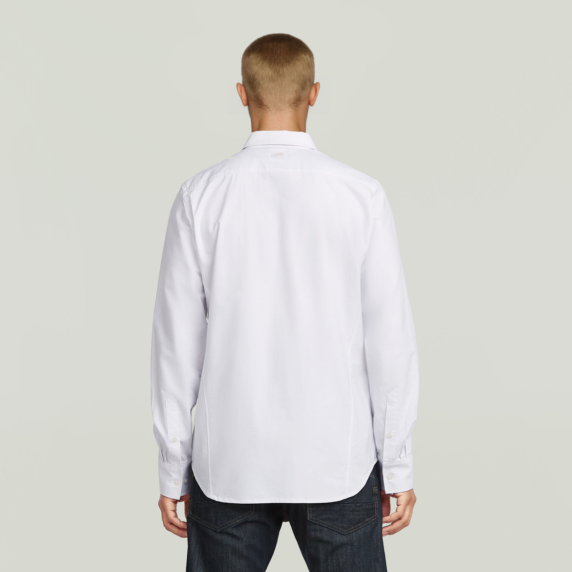 G-Star Raw - Uniform Slim LS Shirt - White/White Oxford