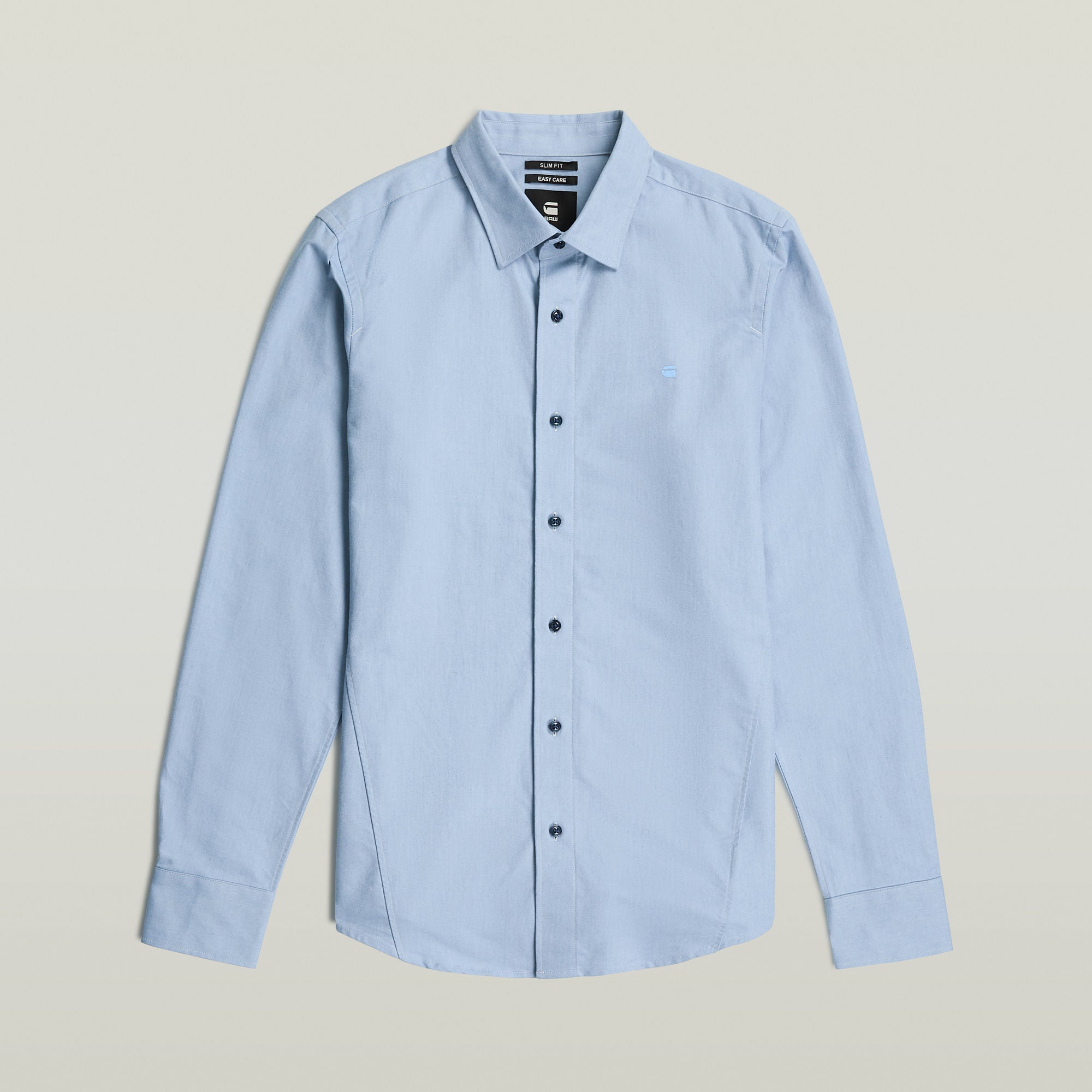 G-Star Raw - Uniform Slim LS Shirt - Deep Wave/White Oxford