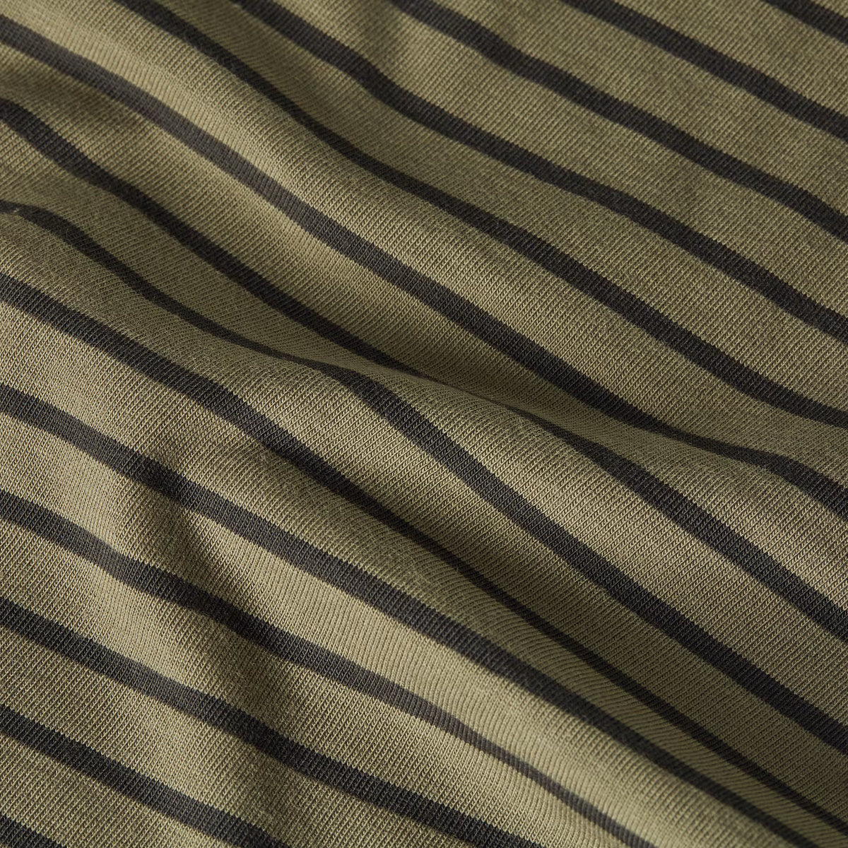 G-Star Raw - Unit Stripe R Tee - Dark Khaki/Asfalt Stripe