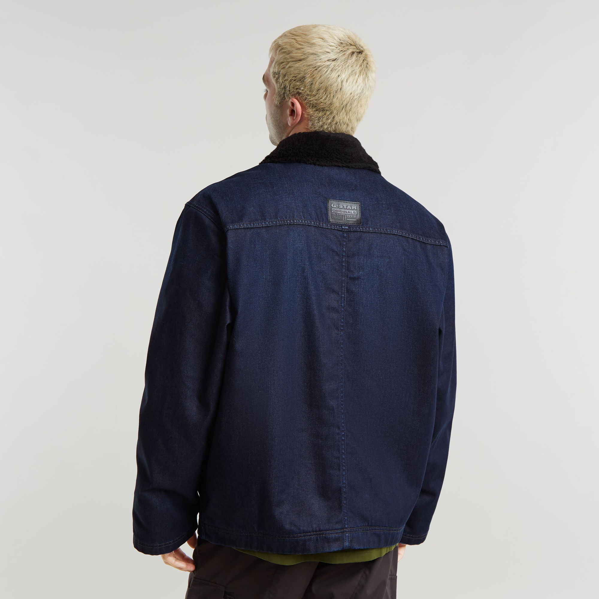 G-Star Raw - Utility Sherpa Jacket - Worn In Deep Frisian Night