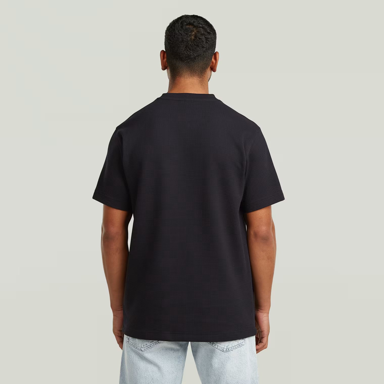 G-Star Raw - Waffle True Regular Tee - Dark Black