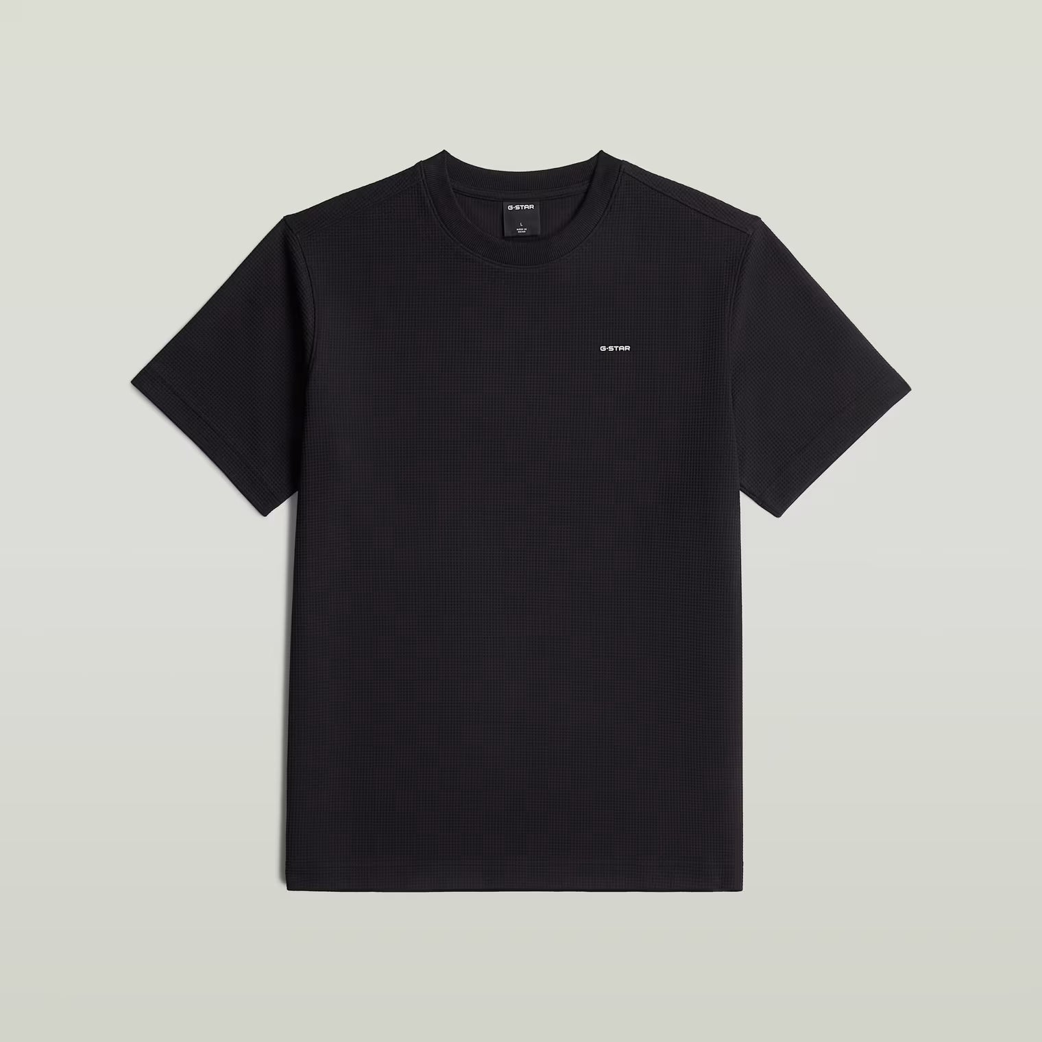 G-Star Raw - Waffle True Regular Tee - Dark Black