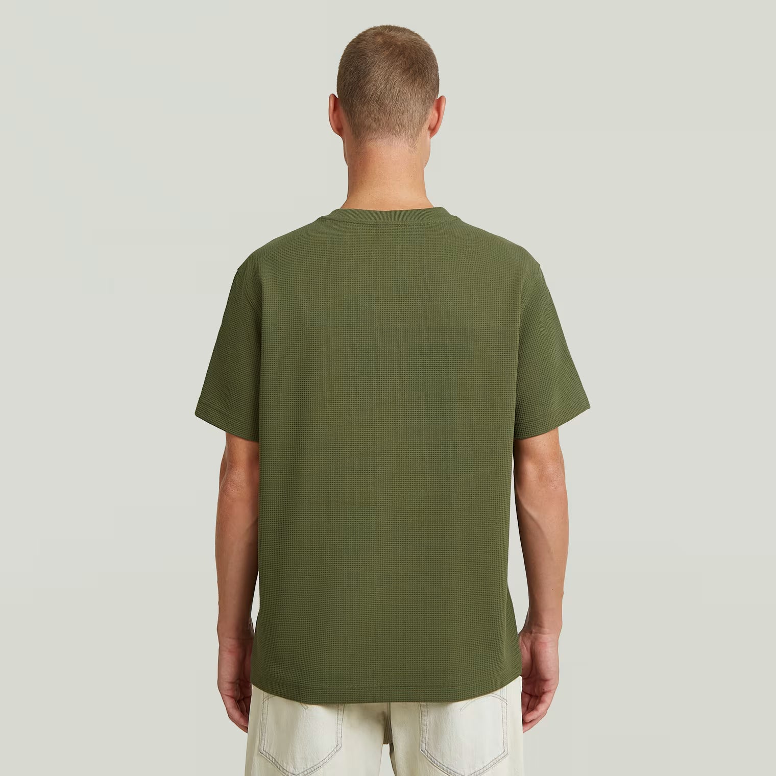 G-Star Raw - Waffle True Regular Tee - Four Leaf Clover