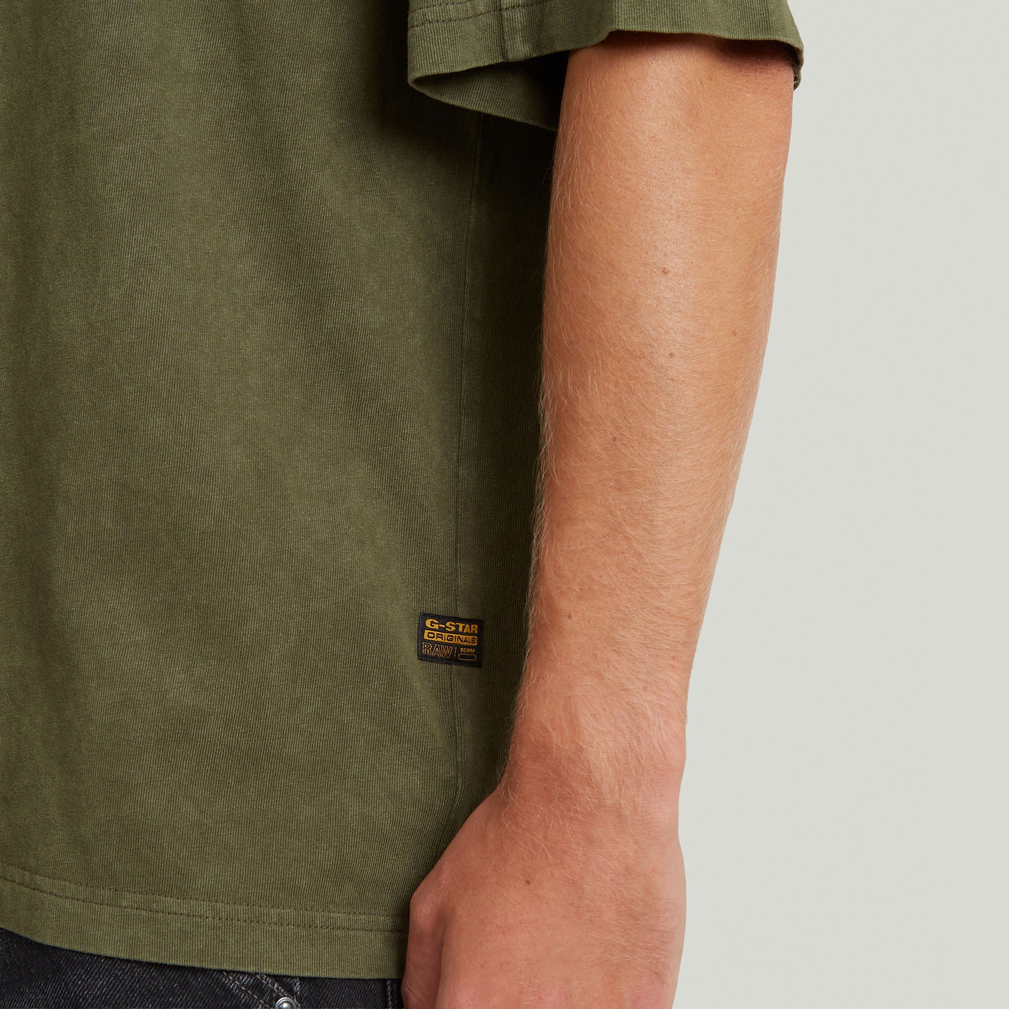 G-Star Raw - Washed Boxy Tee - Combat Smokey GD