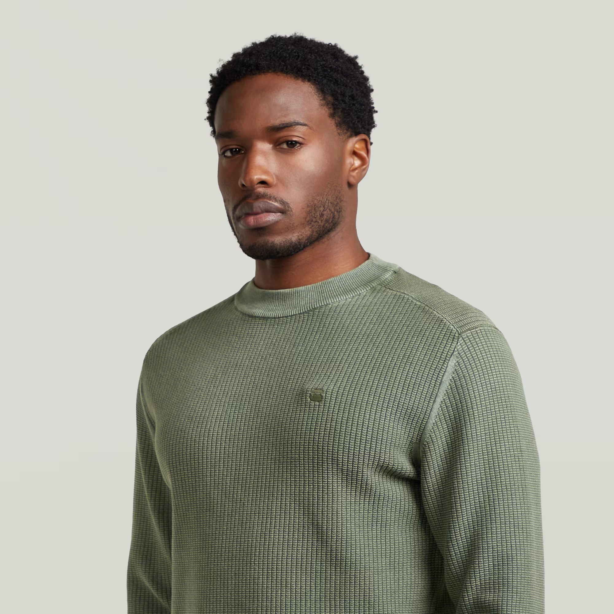 G-Star Raw - Washed Knit Pullover - Four Leaf Clover GD