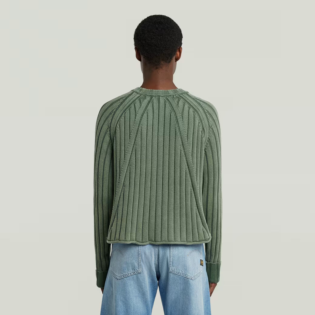 G-Star Raw - Washed Loose Knit - Granite Green GD