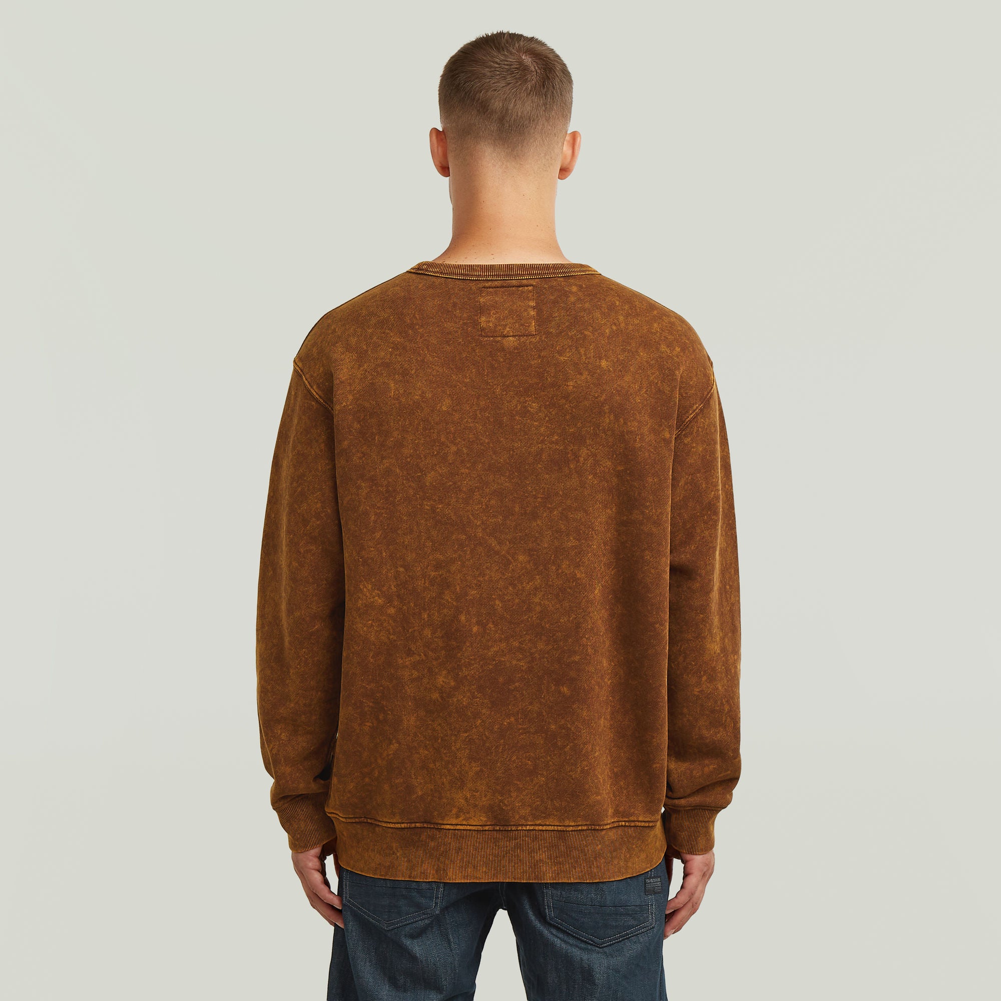 G-Star Raw - Washed R Sweat - Potting Soil Smokey GD
