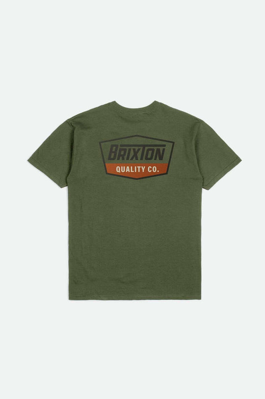 Brixton - Regal SS Standard Tee - Ivy Green/Washed Black/Rust