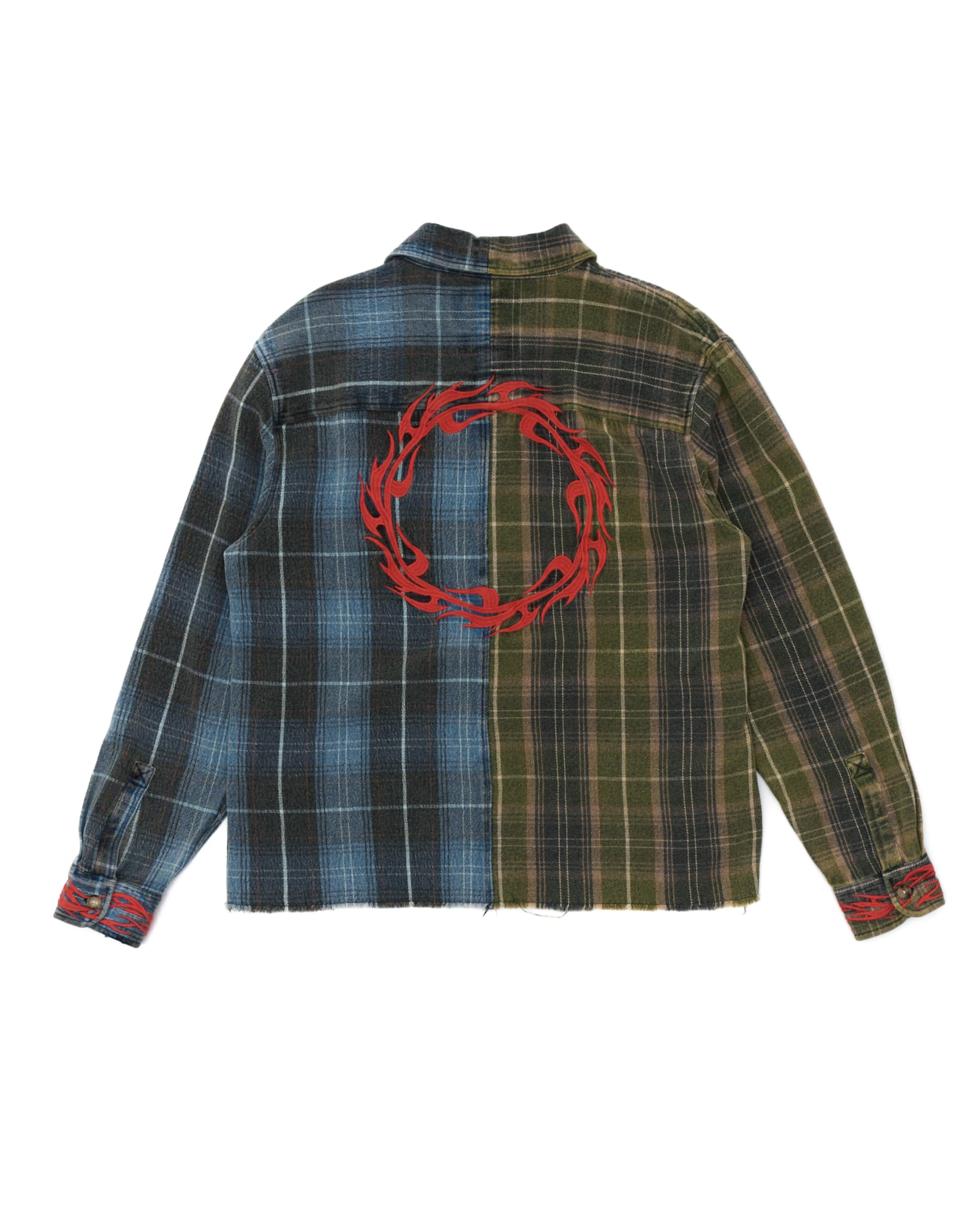 Deus - Genesis Embro Flannel - Blue Check