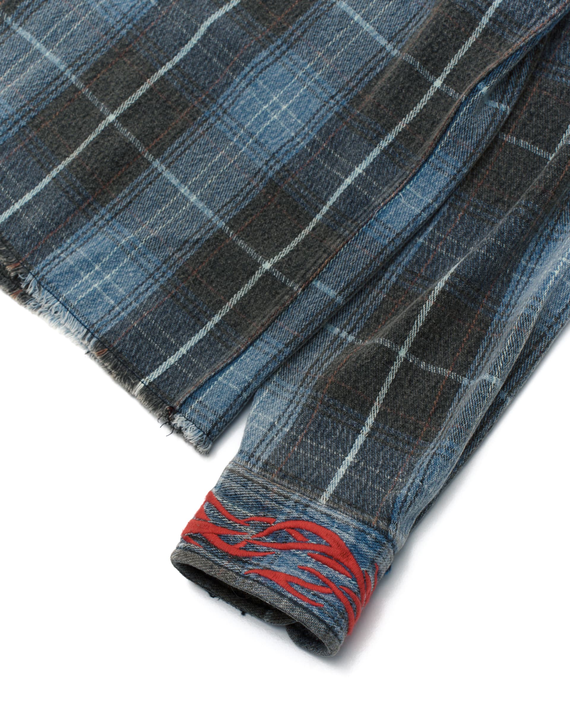 Deus - Genesis Embro Flannel - Blue Check