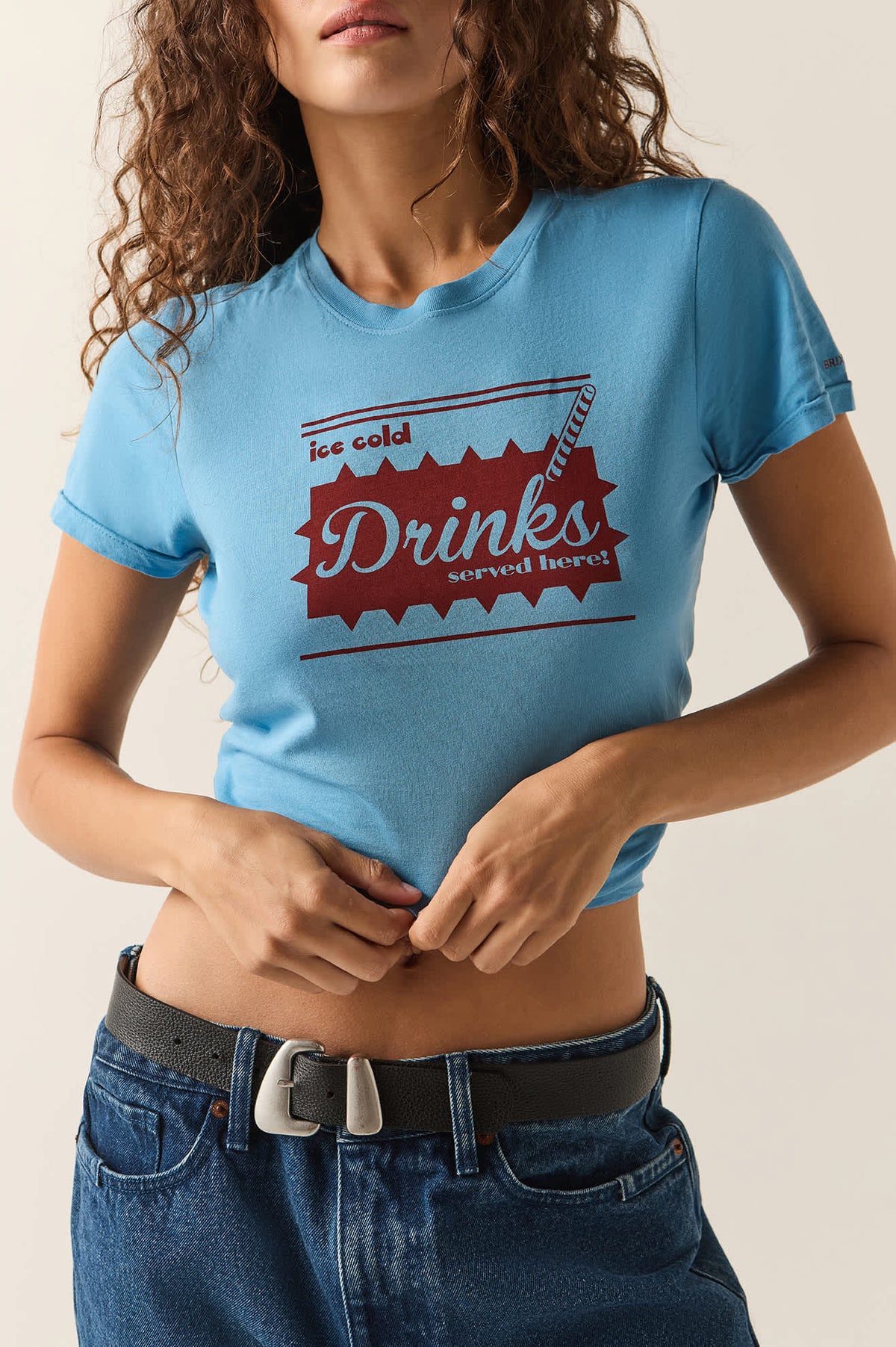 Brixton - Ice Cold Slim Tee - Electric Indigo