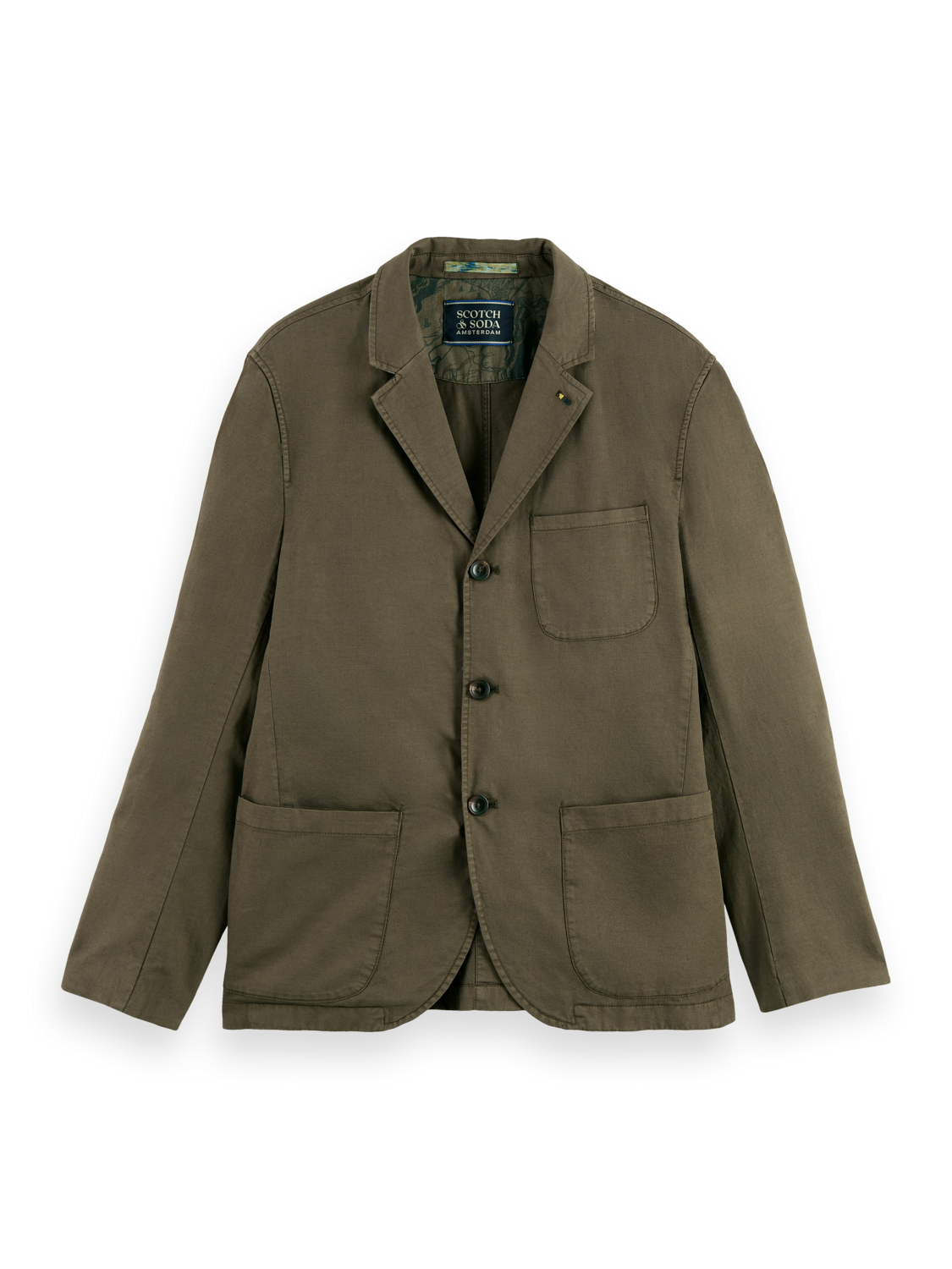 Scotch & Soda - Unconstructed Garment Blazer - Algae