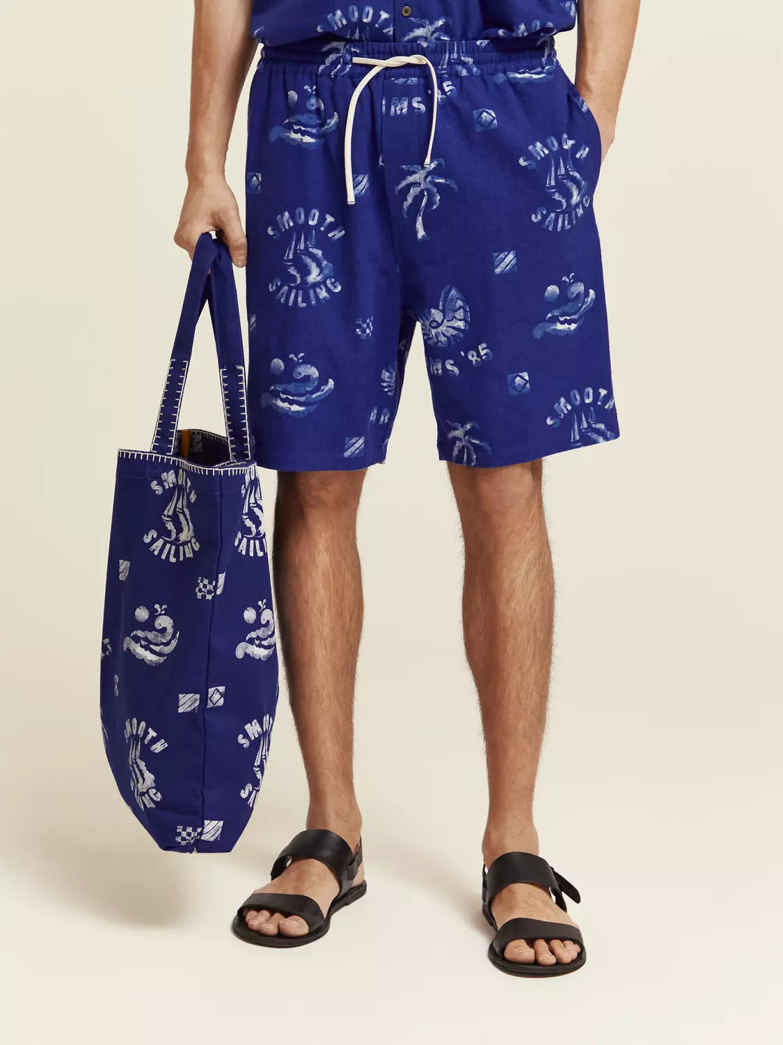 Scotch & Soda - Fave Printed Short - Blue Smooth Sailing AOP