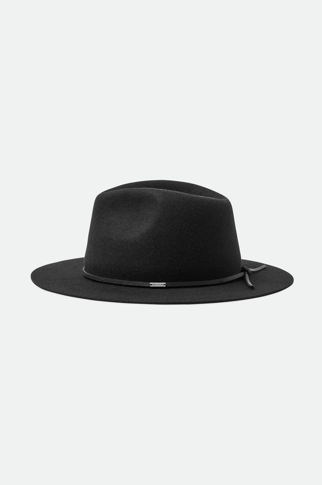 Brixton - Wesley Fedora - Black