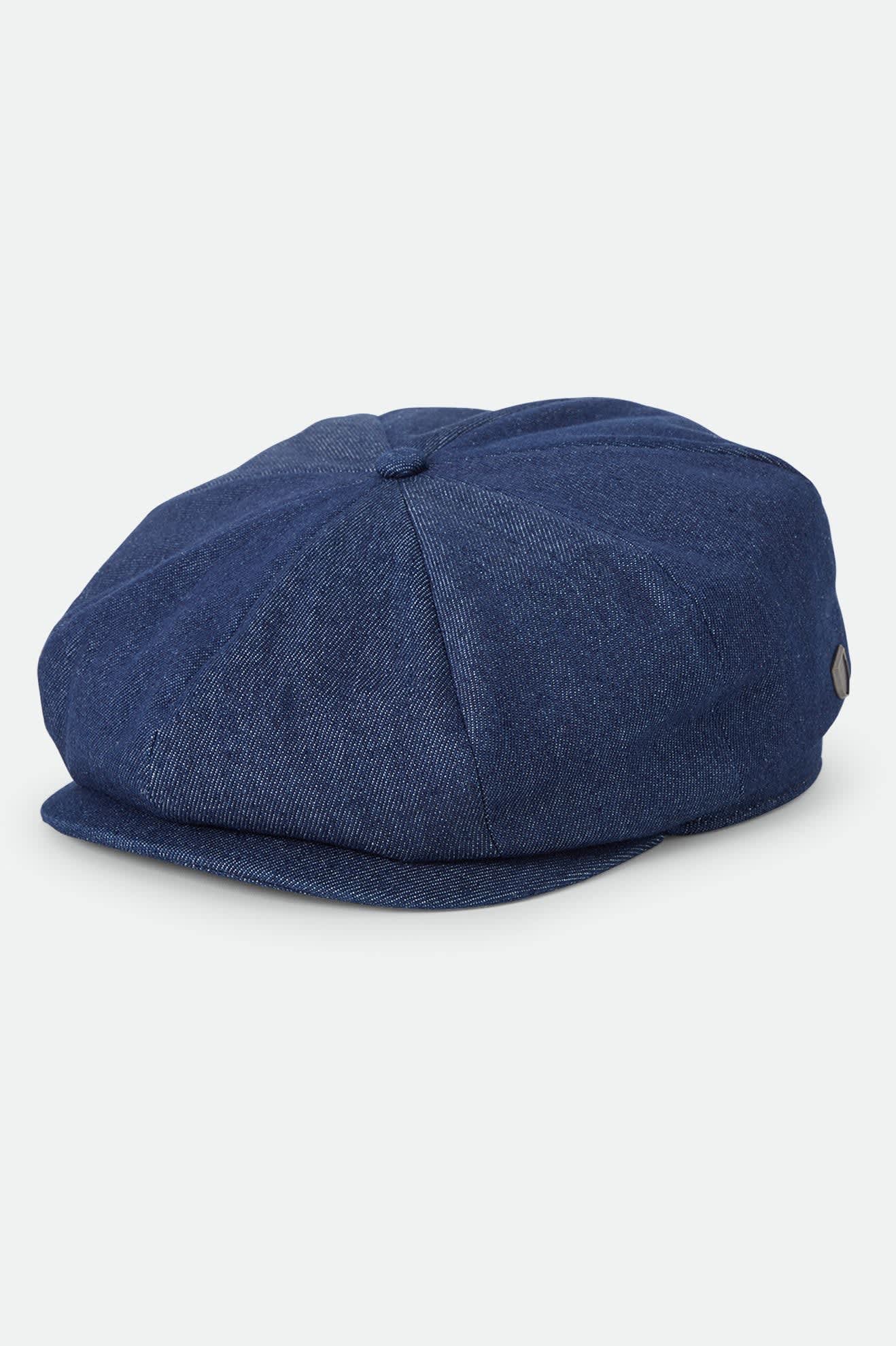 Brixton - Brood Baggy Flannel Snap Cap - Rinse Denim