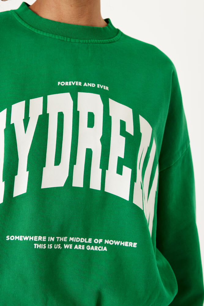 Garcia - Daydream Print Sweatshirt - Jolly Green
