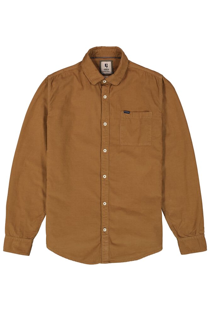 Garcia - Chest Pocket Corduroy LS Shirt - Golden Brown