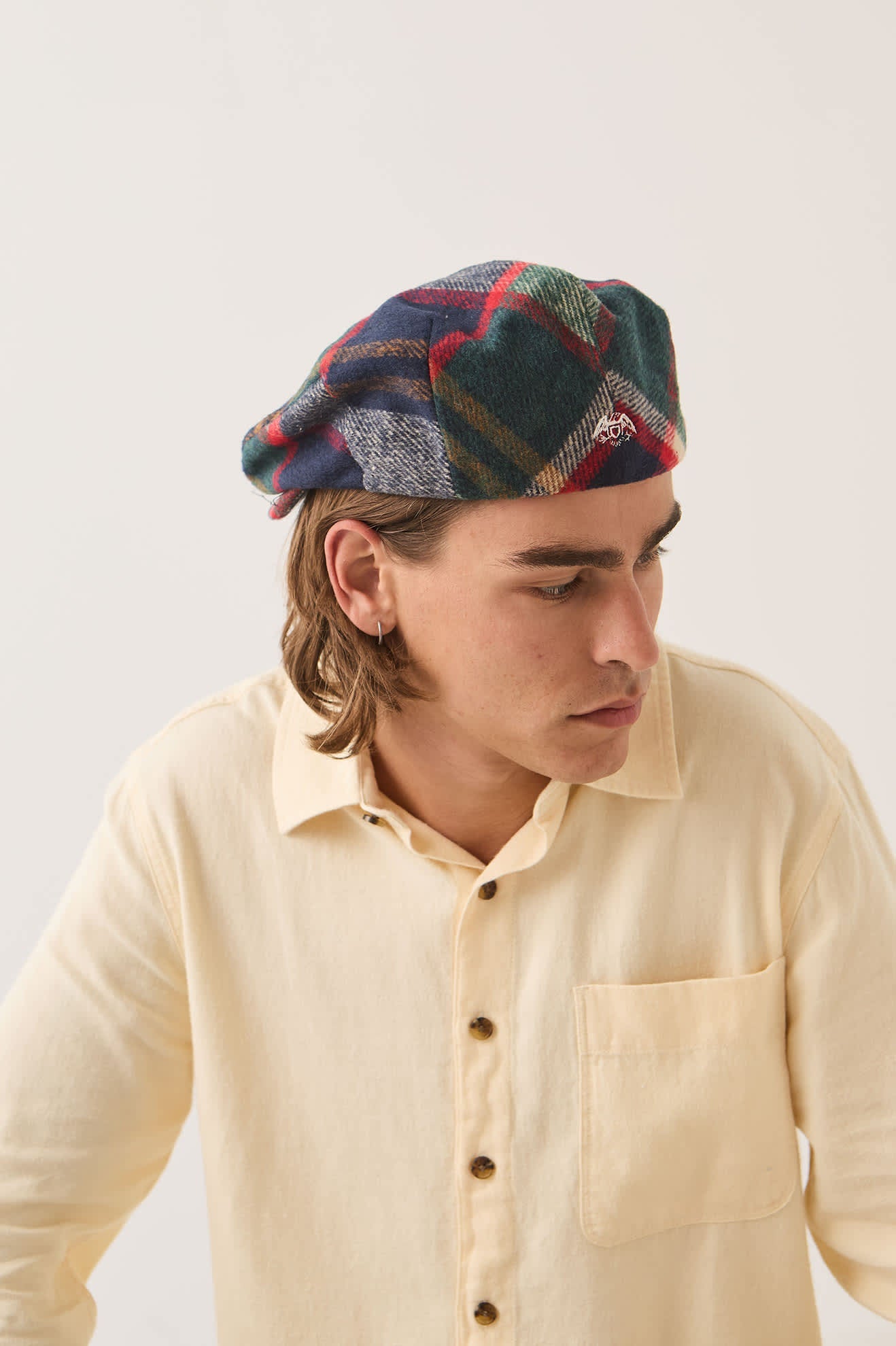 Brixton - Century Barrel Snap Cap - Navy/Green/Multi