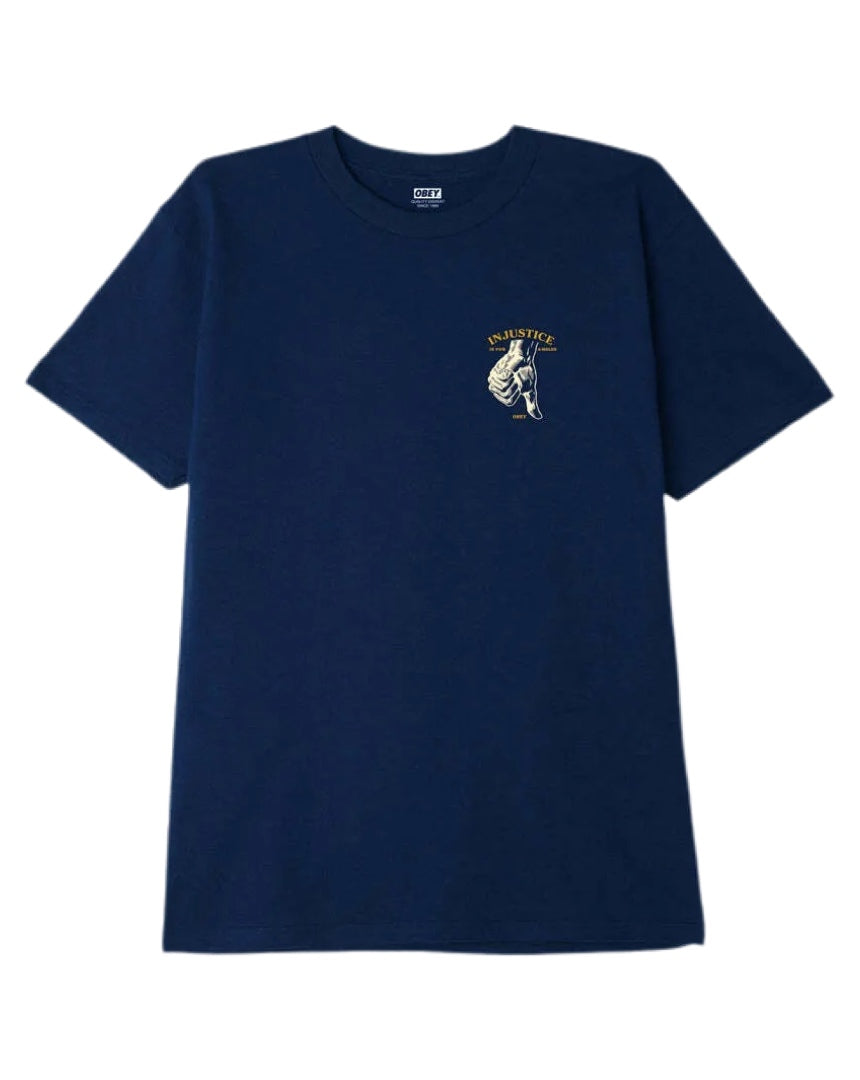Obey - Thumbs Down SS Tee - Navy