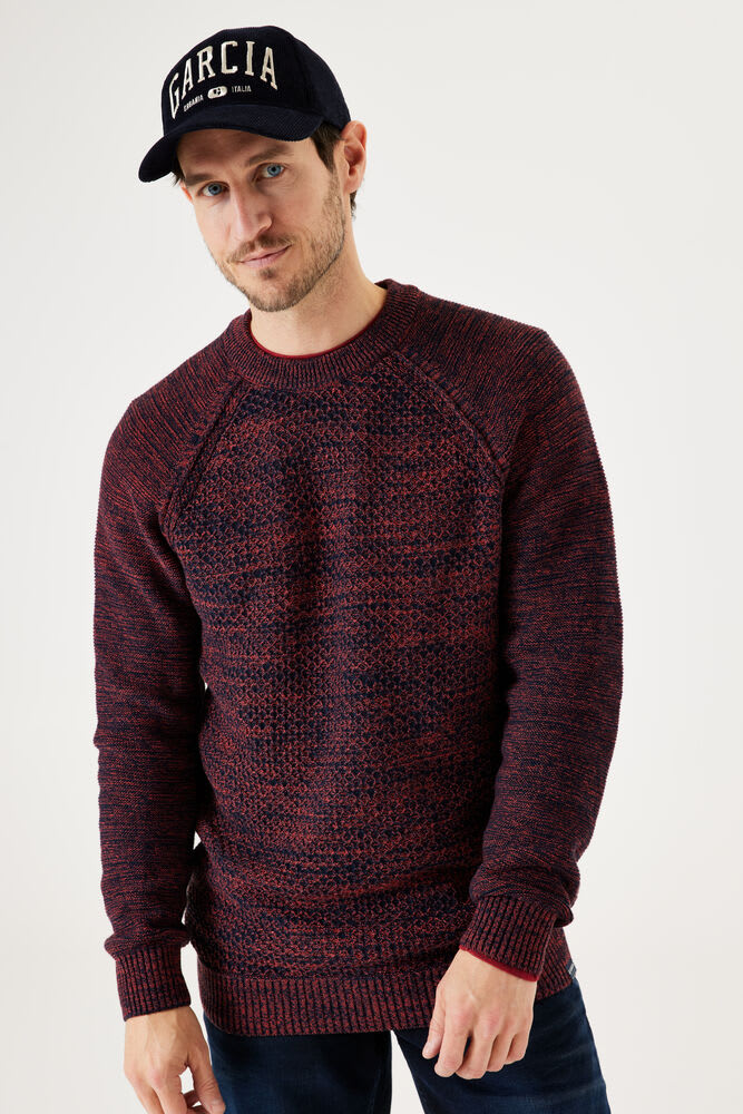 Garcia - Marle Knit Sweater - Garnet Red