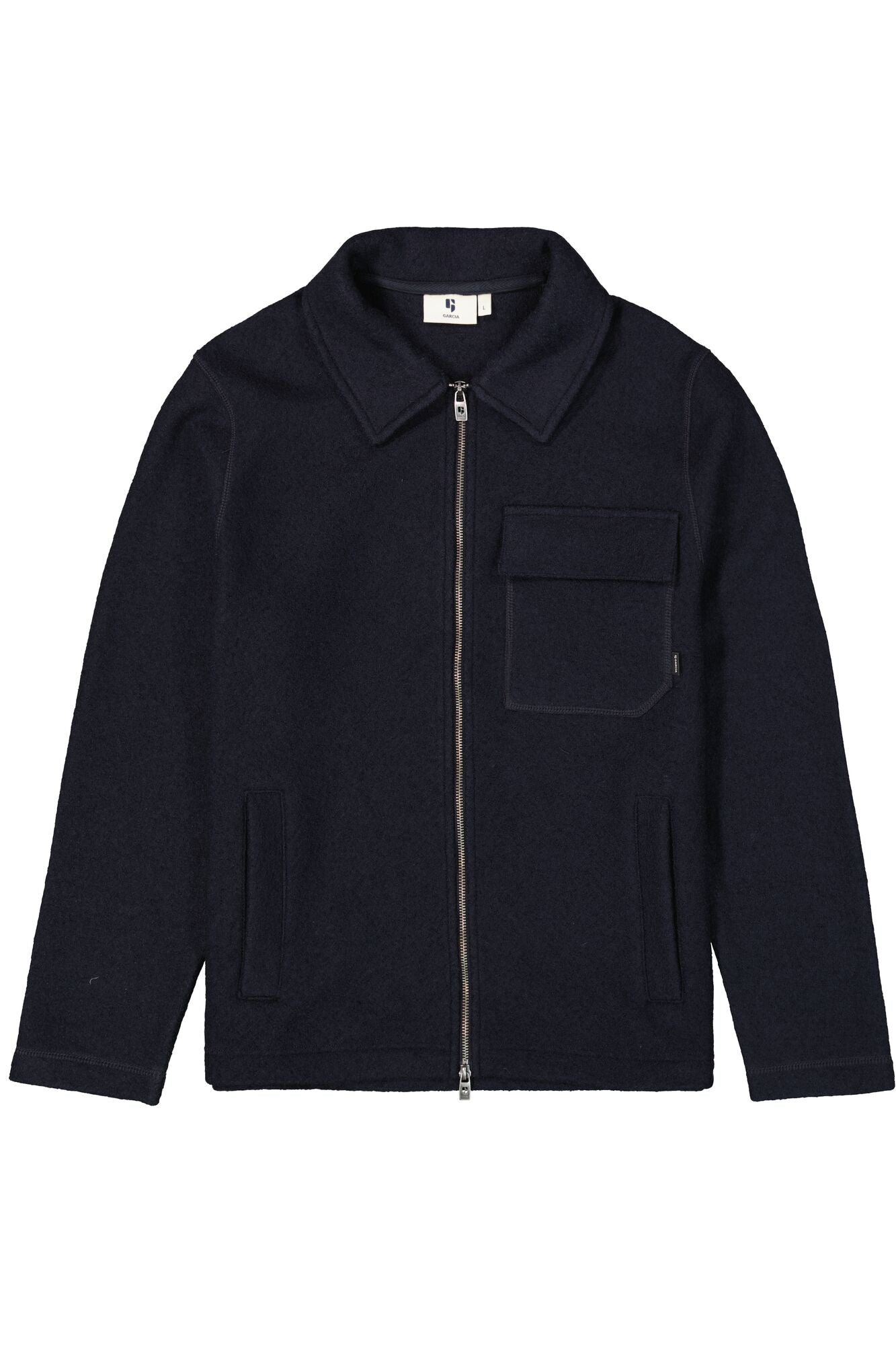 Garcia - Boucle Textured Jacket - Blue Graphite