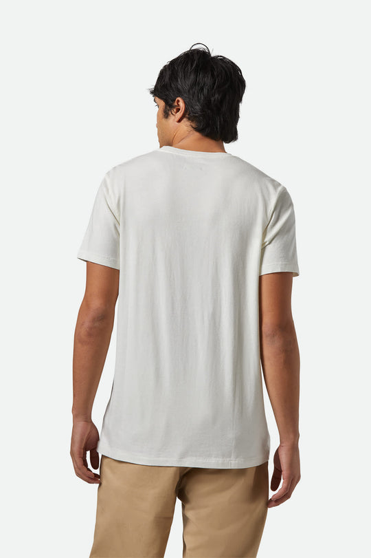 Brixton - Vintage Reserve SS Tee - Off White Sol Wash