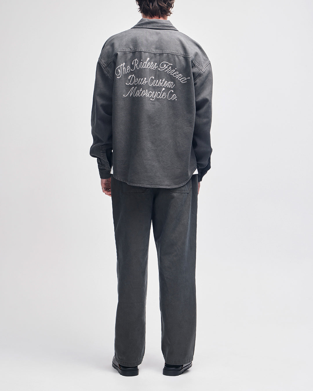 Deus - Jordan LS Work Shirt - Forest Green