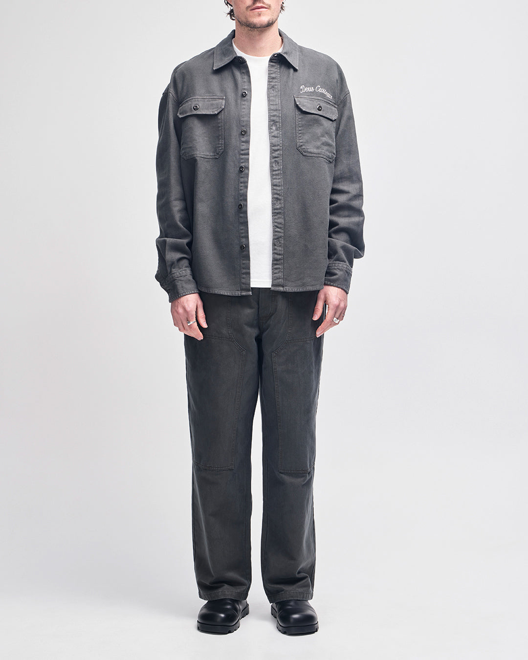 Deus - Jordan LS Work Shirt - Forest Green