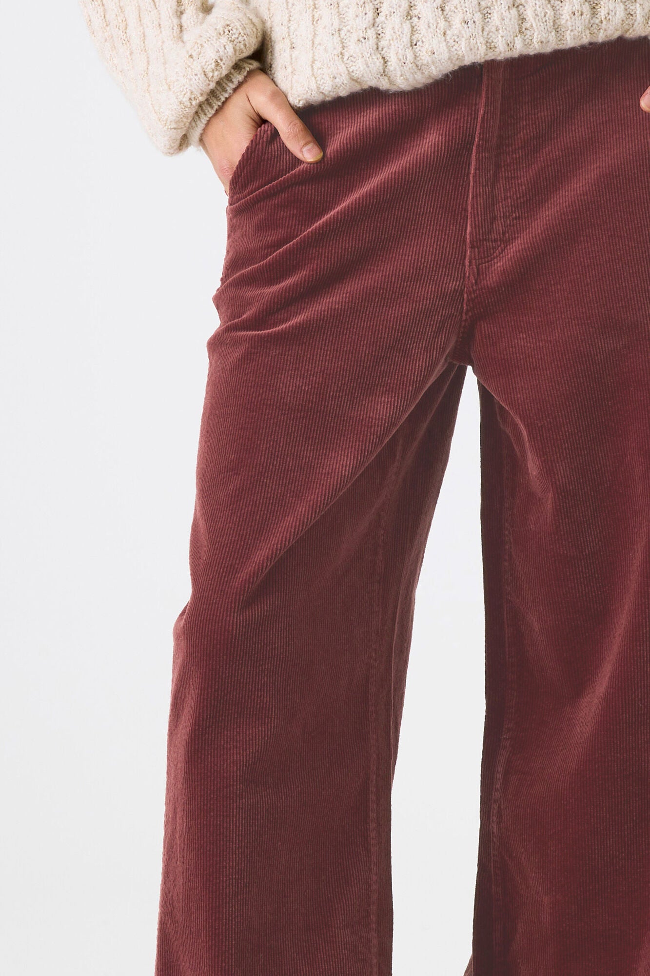 Garcia - Corduroy Pant - Scarlet Oak