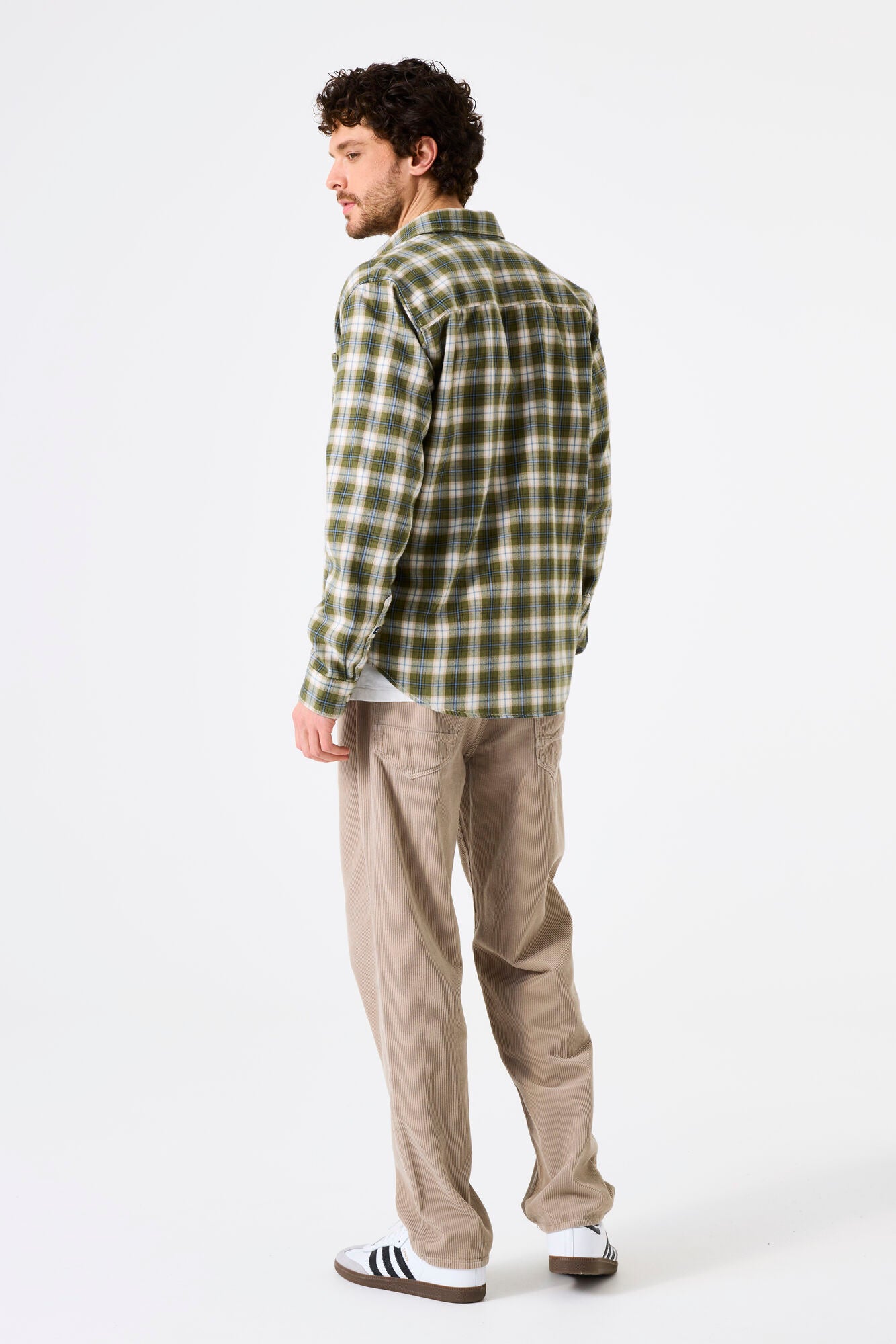 Garcia - Checked Flannel LS Shirt - Green Moss