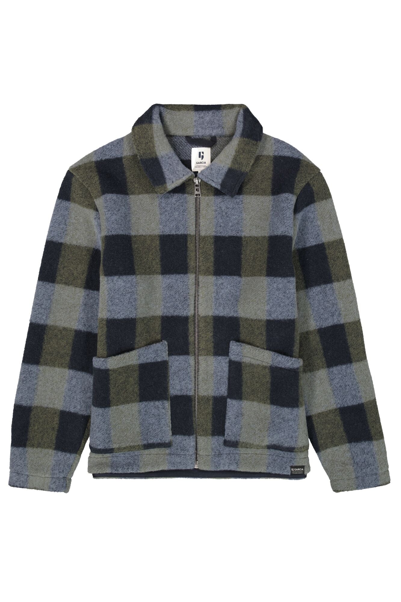 Garcia - Checked Jacket - Green Moss