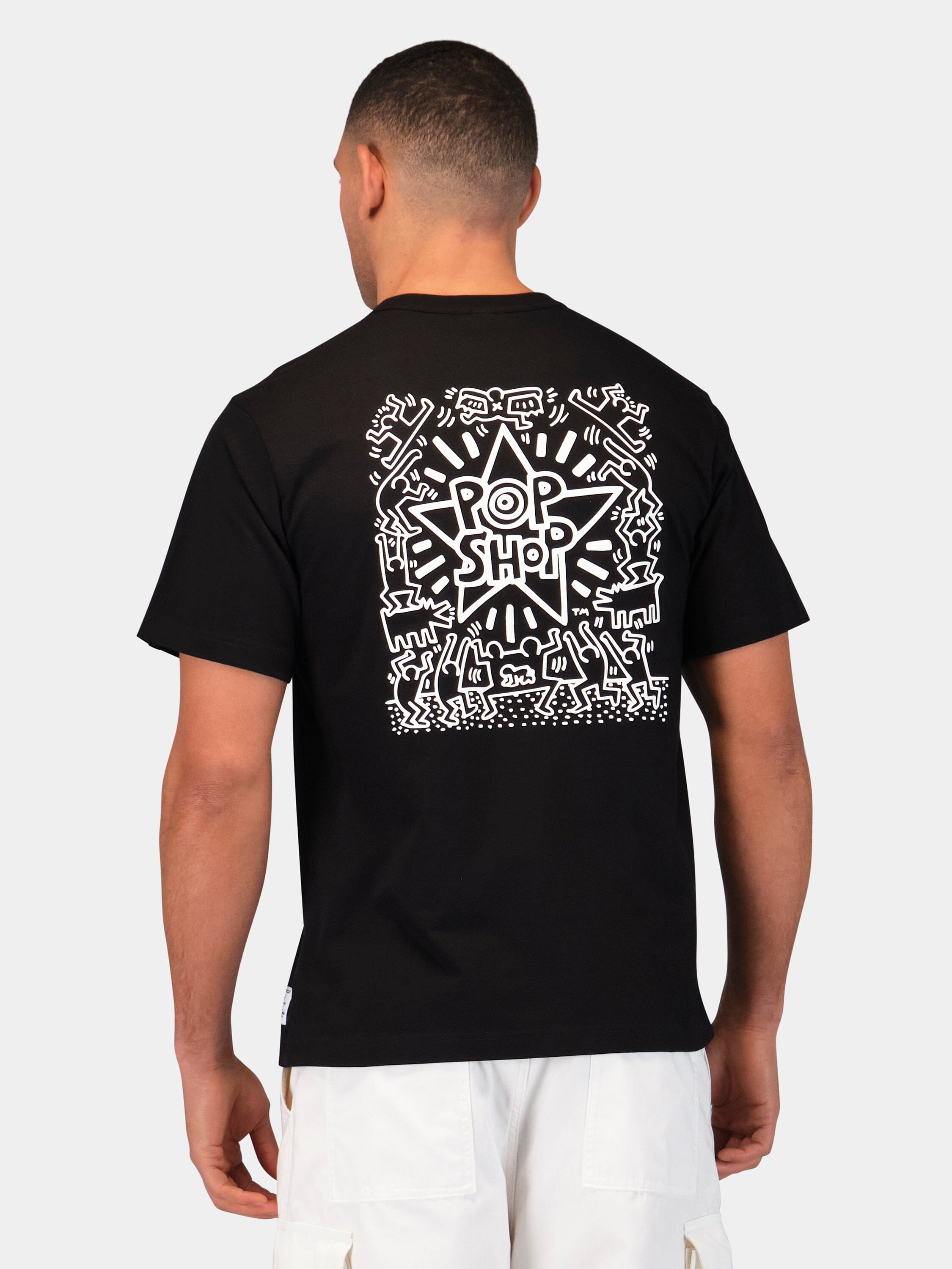 Alpha Ind. - Keith Haring X Alpha Pop Shop Graphic Tee - Black