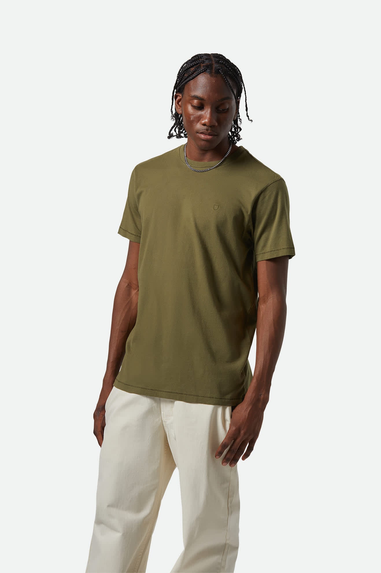 Brixton - Vintage Reserve SS Tee - Ivy Green Sol Wash