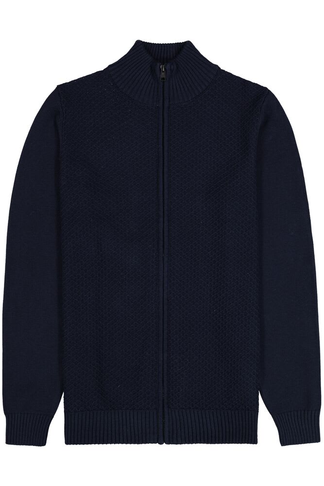 Garcia - Zip Up Cardigan - Dark Moon