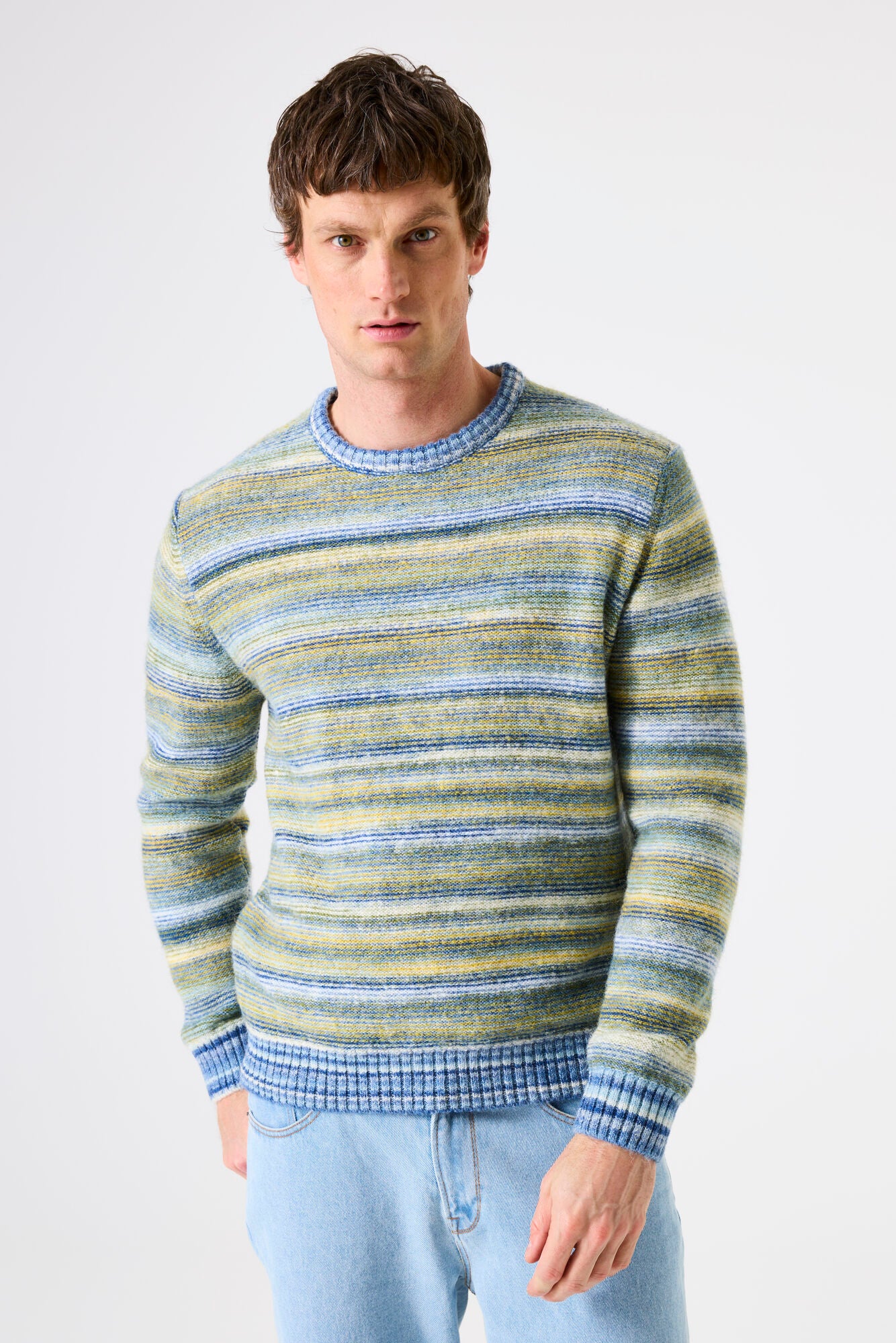 Garcia - Space-Dye Knit Pullover - Yellowwood