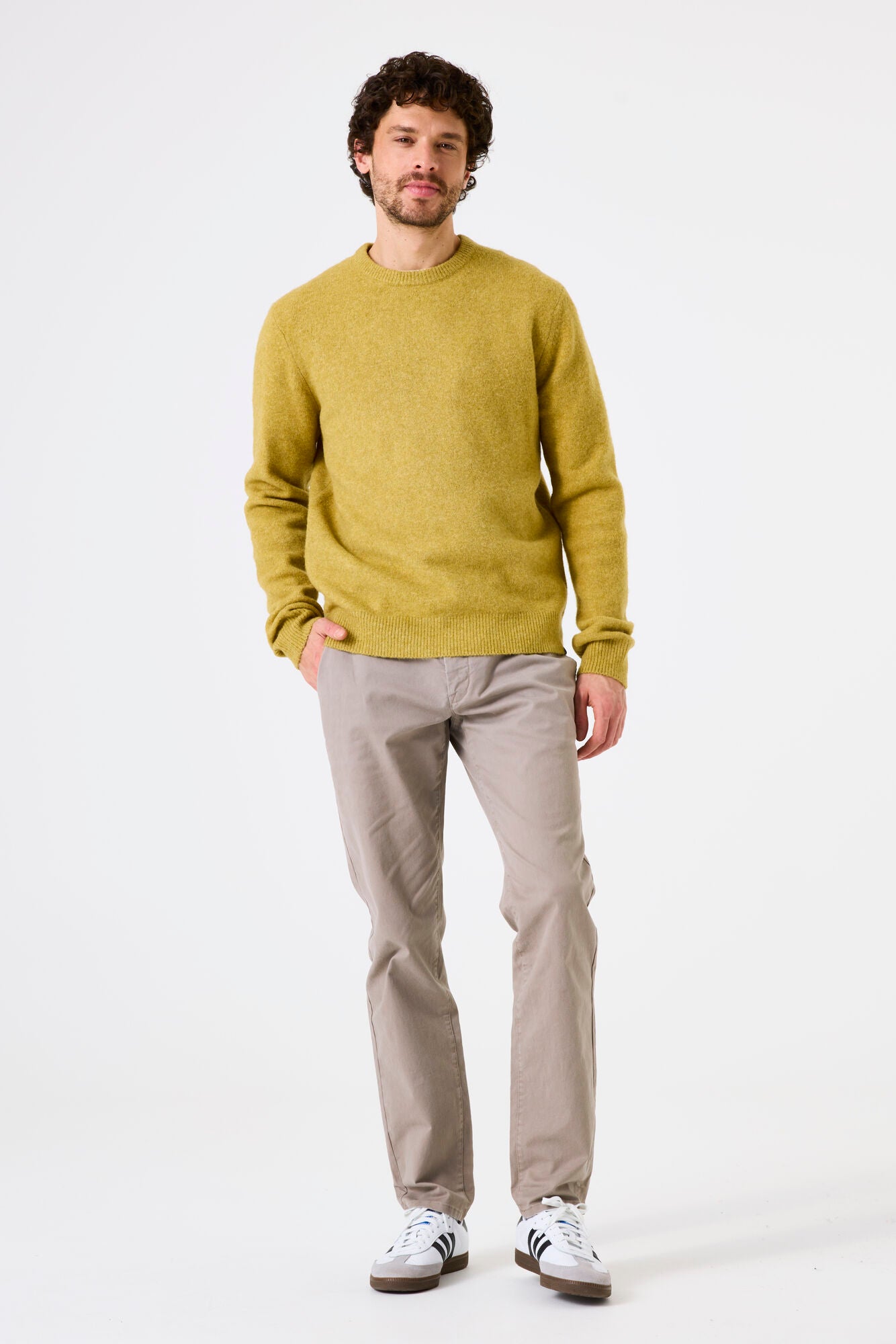 Garcia - Timeless Knit Pullover - Yellowwood