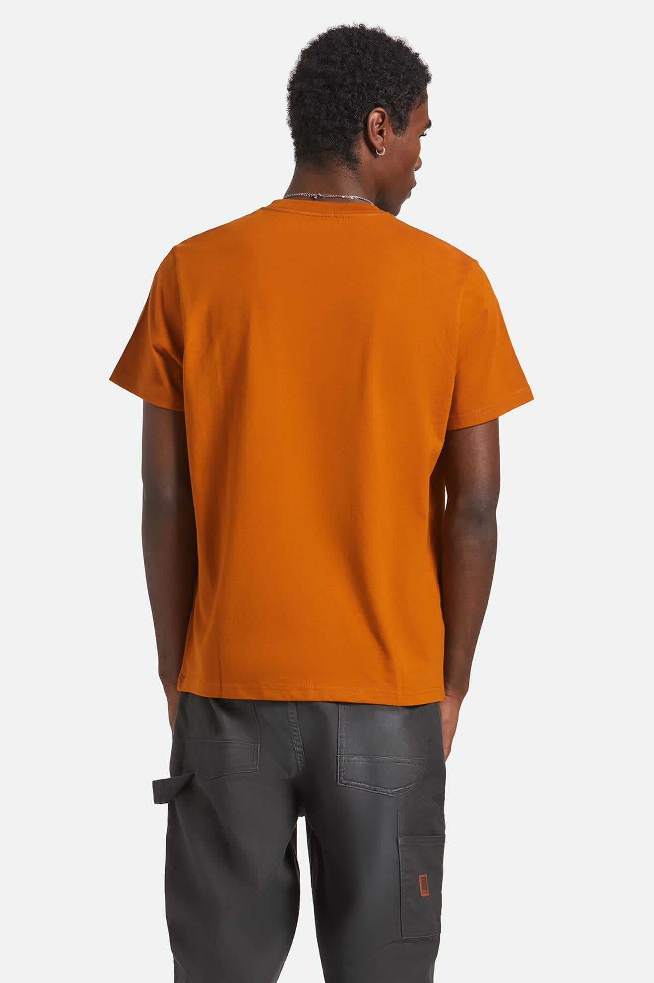 Brixton - Union Heavyweight Boxy Pocket Tee - Rustic Caramel