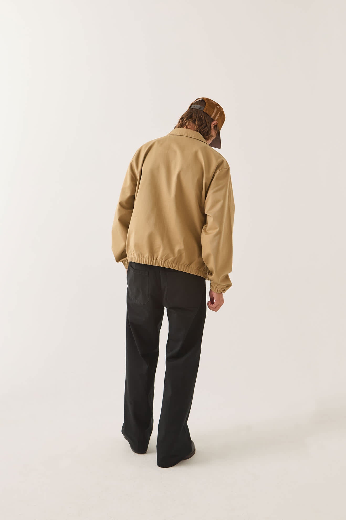 Brixton - Trademark Lightweight Garage Zip Jacket - British Khaki