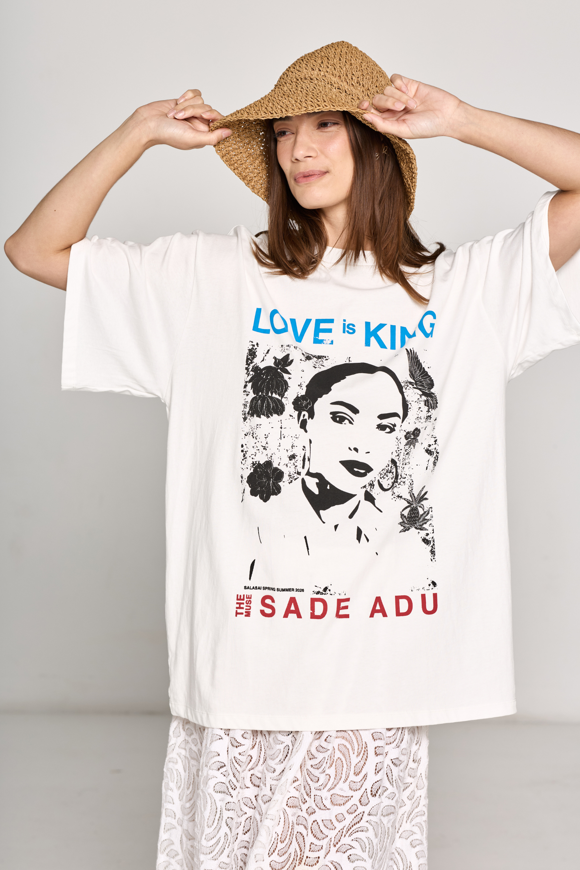 Salasai - Love Is King Tee - White