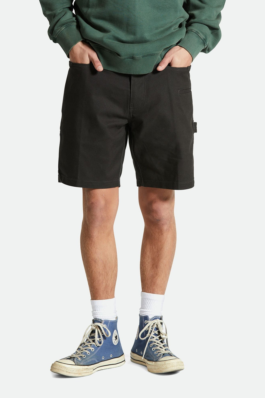 Brixton - Builders Carpenter Short - Washed Black