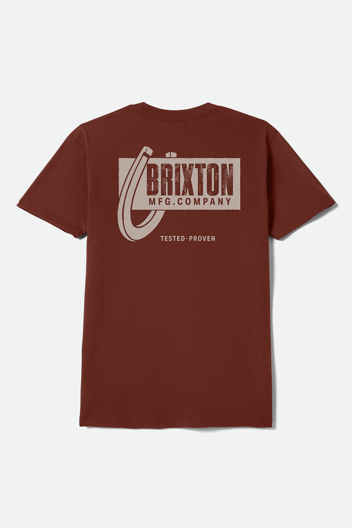 Brixton - Larkspur Standard Tee - Dark Brick