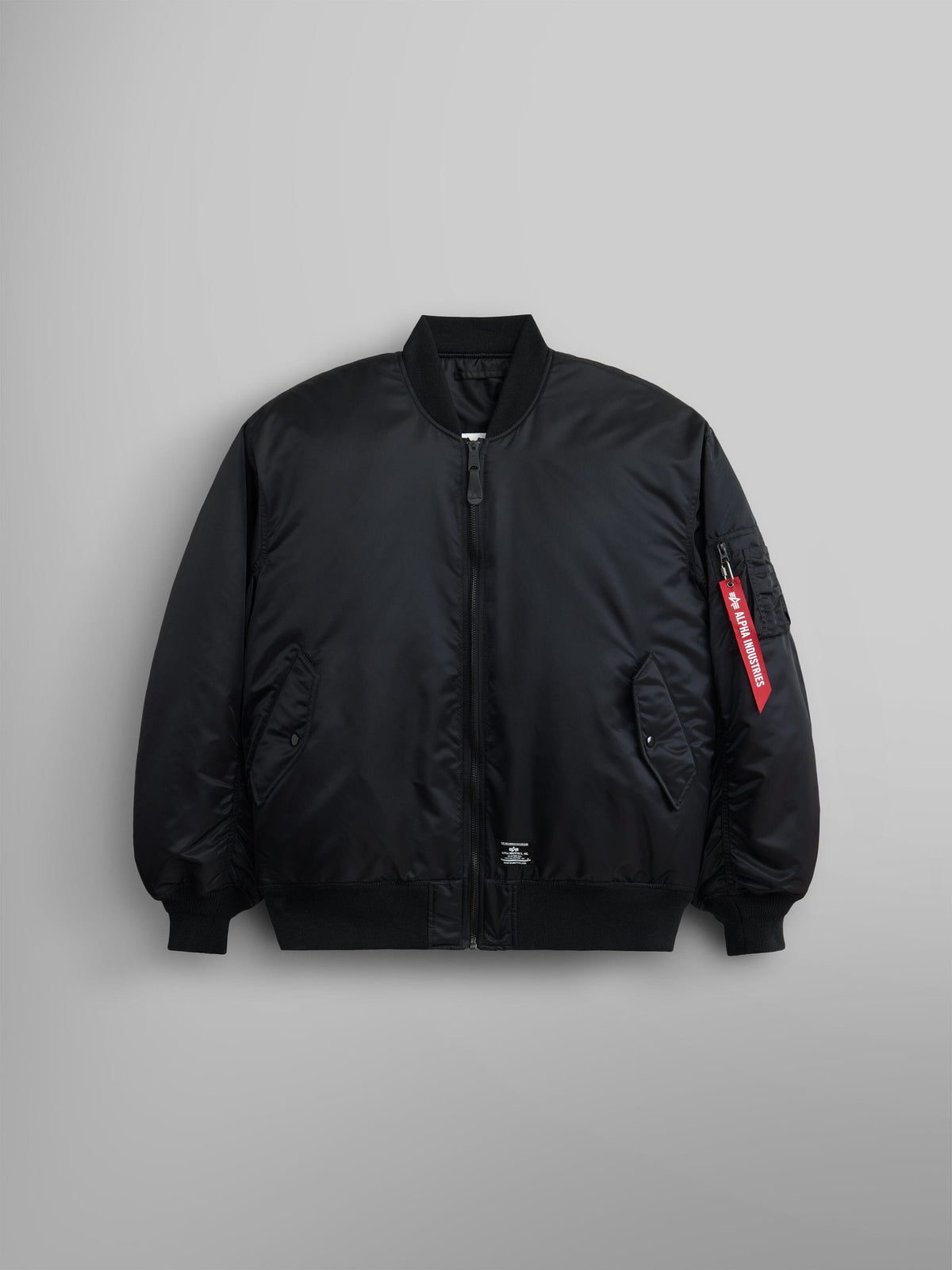 Alpha Ind. - MA-1 Boodchit Hertitage Flight Jacket - Black
