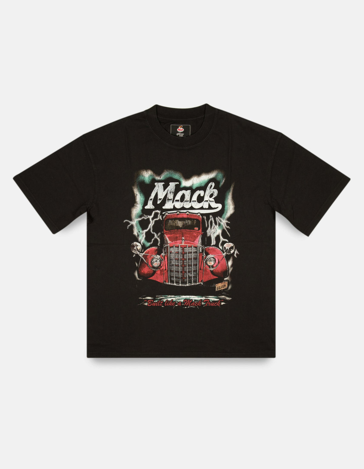 Gilroy Co. - Mack Build Vintage Tee - Black